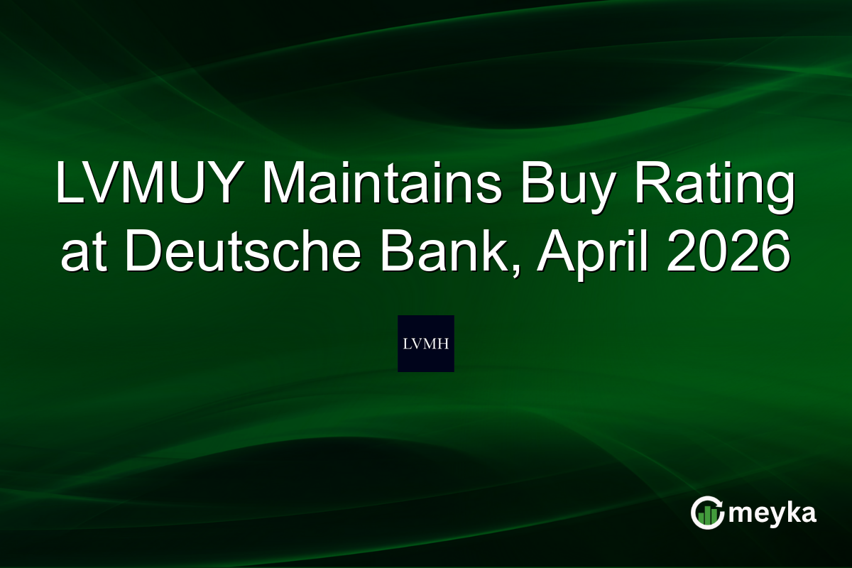 LVMUY Maintains Buy Rating at Deutsche Bank, April 2026