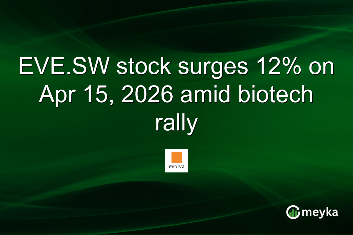 EVE.SW stock surges 12% on Apr 15, 2026 amid biotech rally