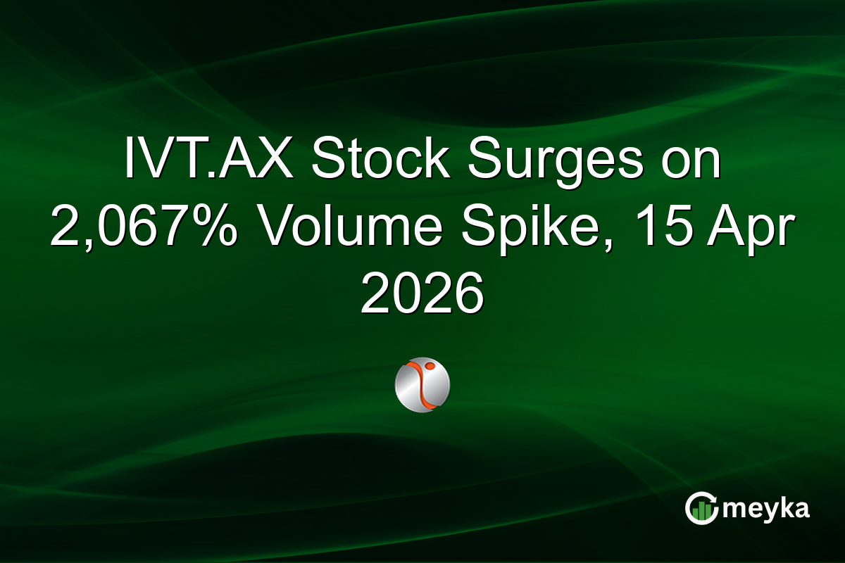IVT.AX Stock Surges on 2,067% Volume Spike, 15 Apr 2026