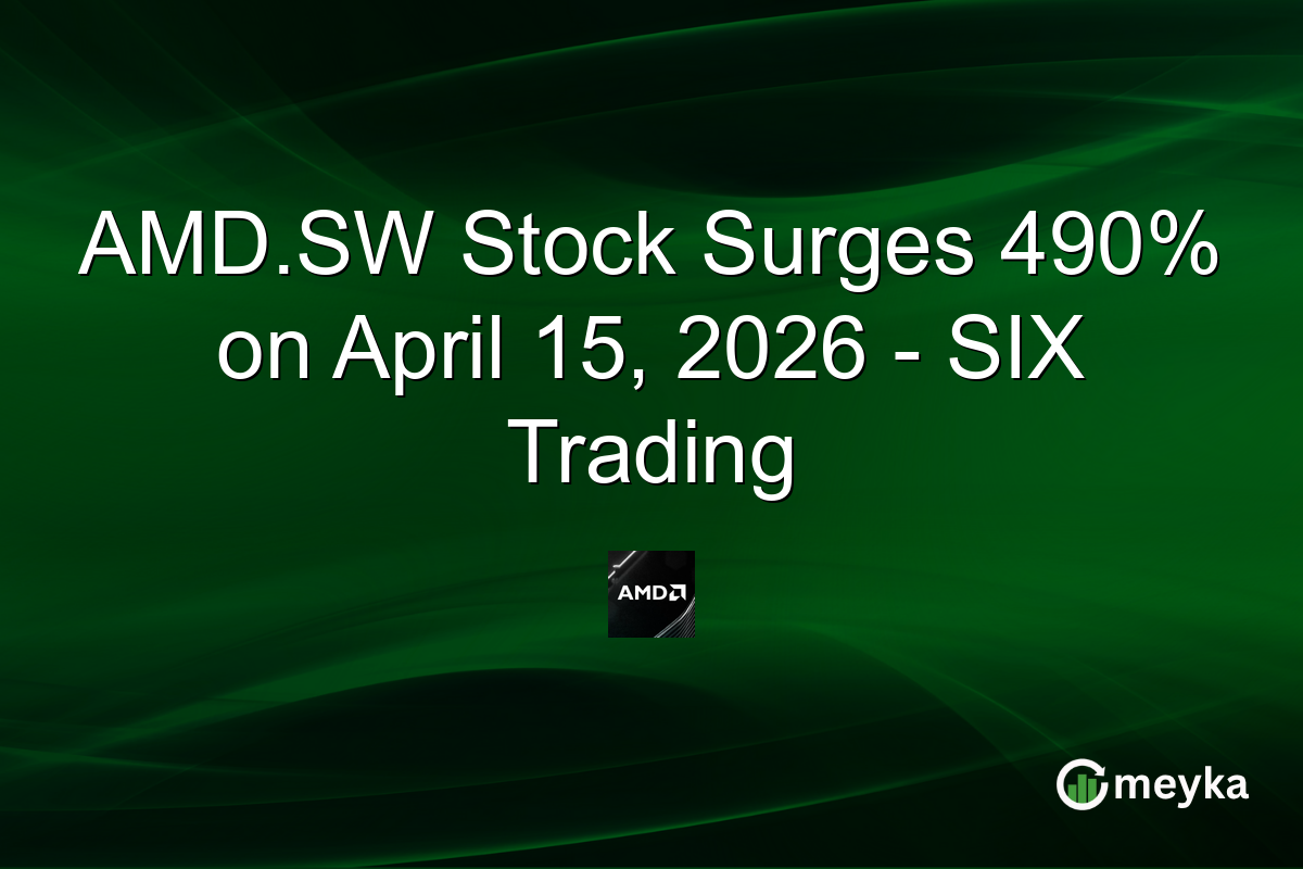 AMD.SW Stock Surges 490% on April 15, 2026 – SIX Trading