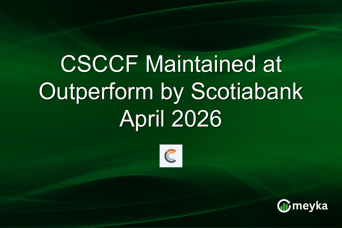 CSCCF Maintained at Outperform by Scotiabank April 2026