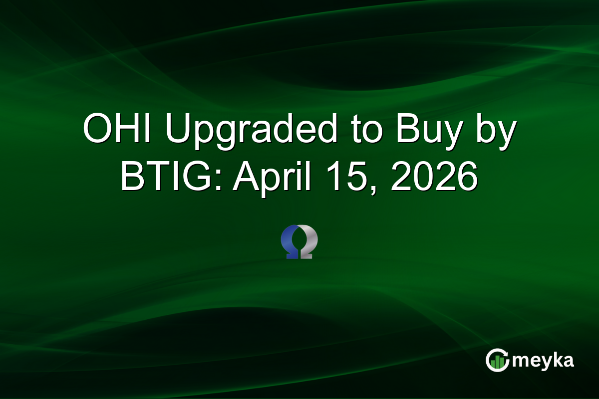 OHI Upgraded to Buy by BTIG: April 15, 2026