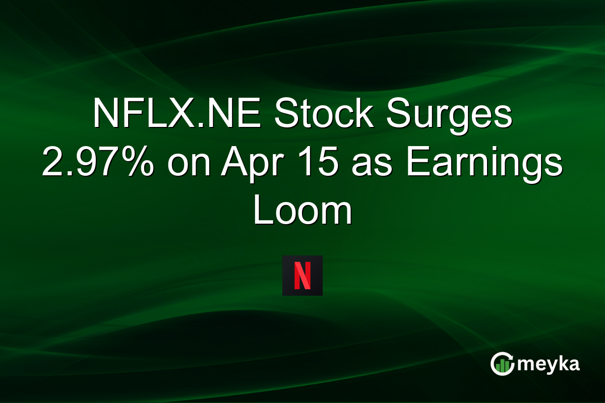 NFLX.NE Stock Surges 2.97% on Apr 15 as Earnings Loom
