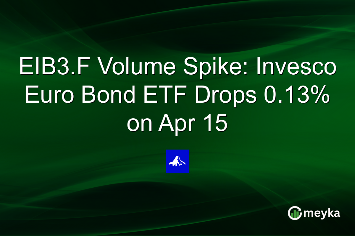 EIB3.F Volume Spike: Invesco Euro Bond ETF Drops 0.13% on Apr 15