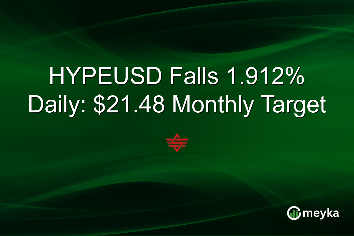 HYPEUSD Falls 1.912% Daily: $21.48 Monthly Target