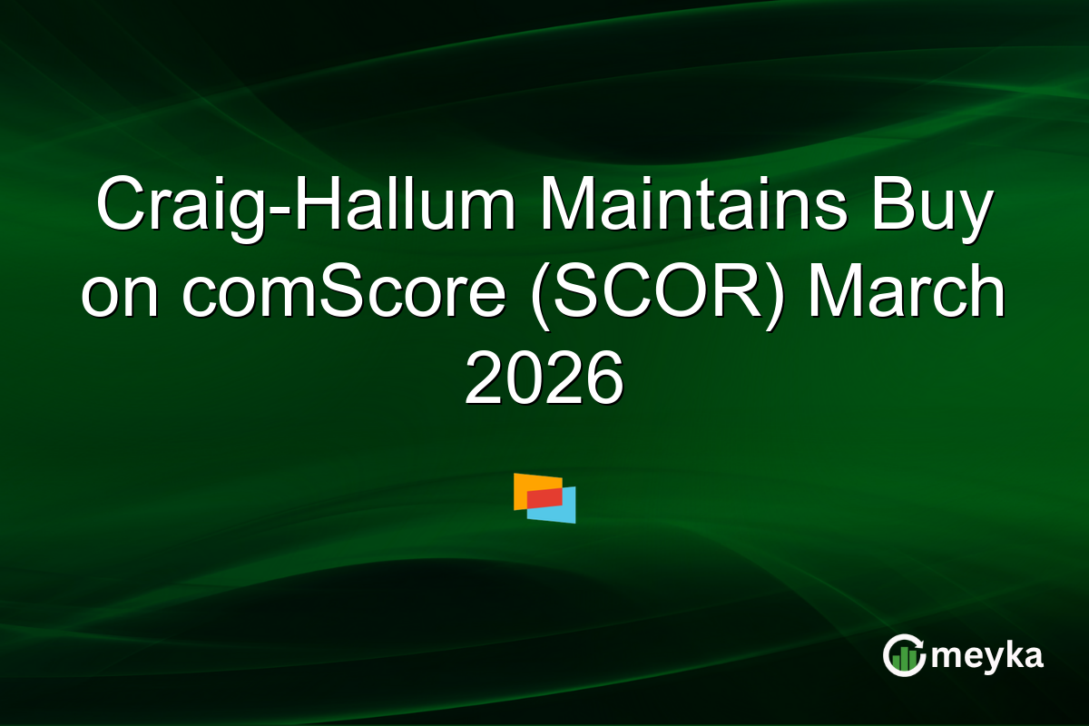 Craig-Hallum Maintains Buy on comScore (SCOR) March 2026