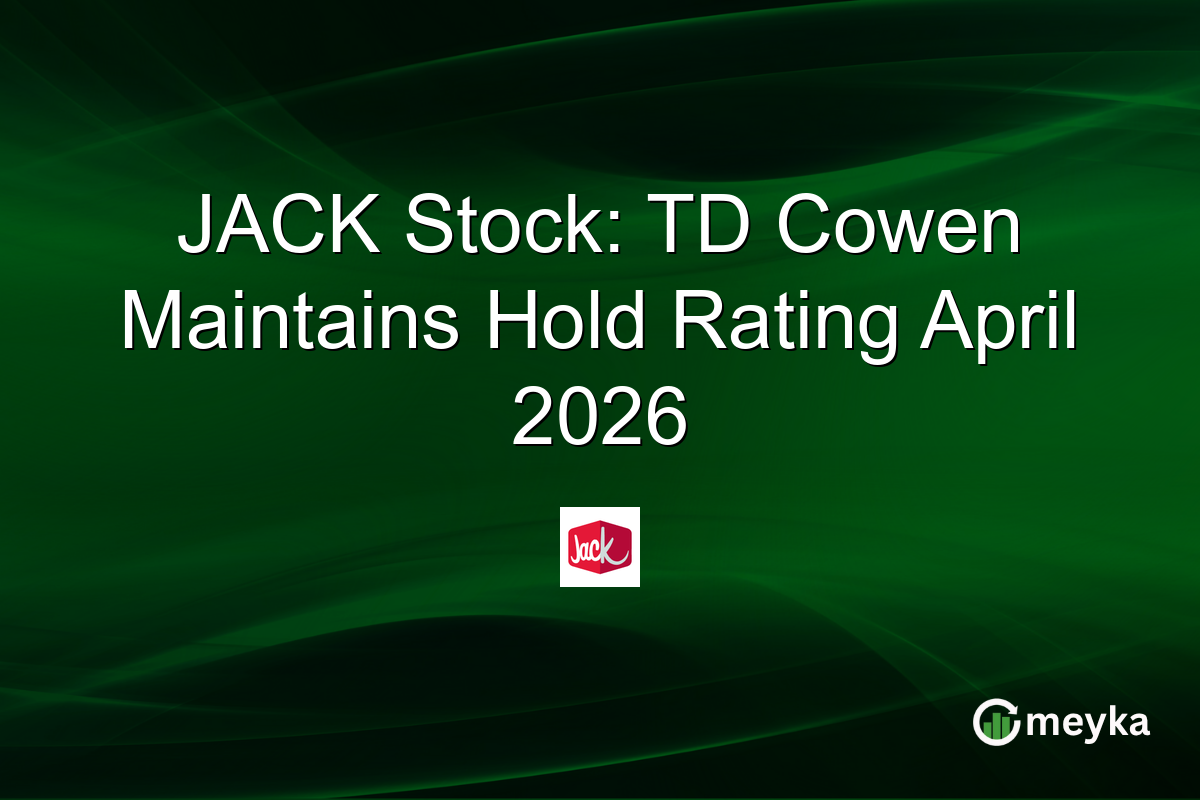 JACK Stock: TD Cowen Maintains Hold Rating April 2026