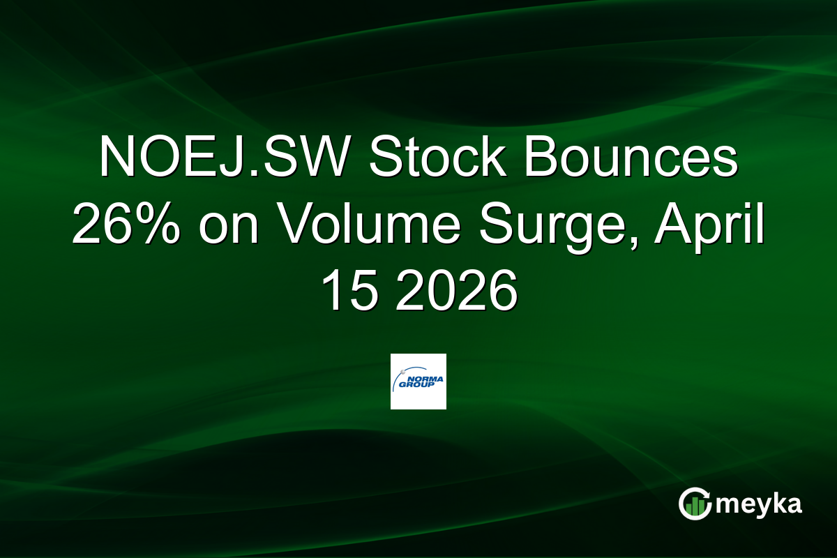 NOEJ.SW Stock Bounces 26% on Volume Surge, April 15 2026
