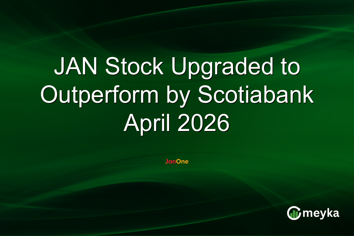 JAN Stock Upgraded to Outperform by Scotiabank April 2026