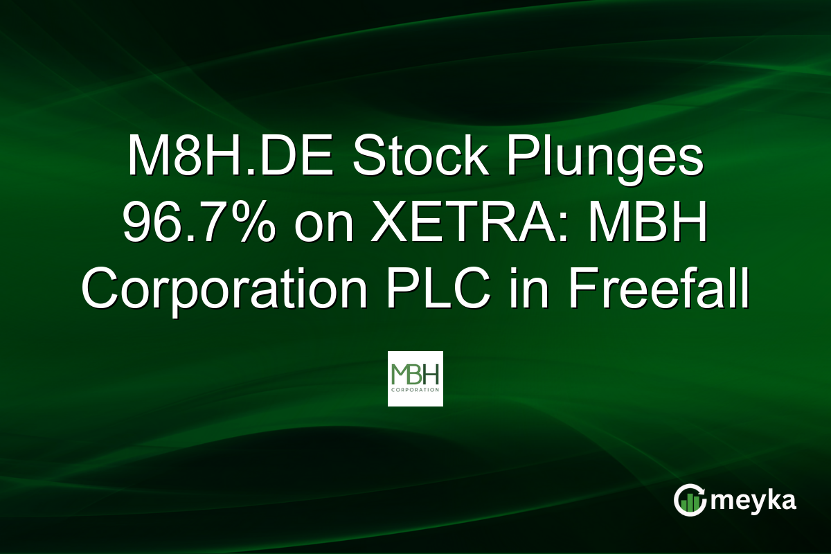 M8H.DE Stock Plunges 96.7% on XETRA: MBH Corporation PLC in Freefall