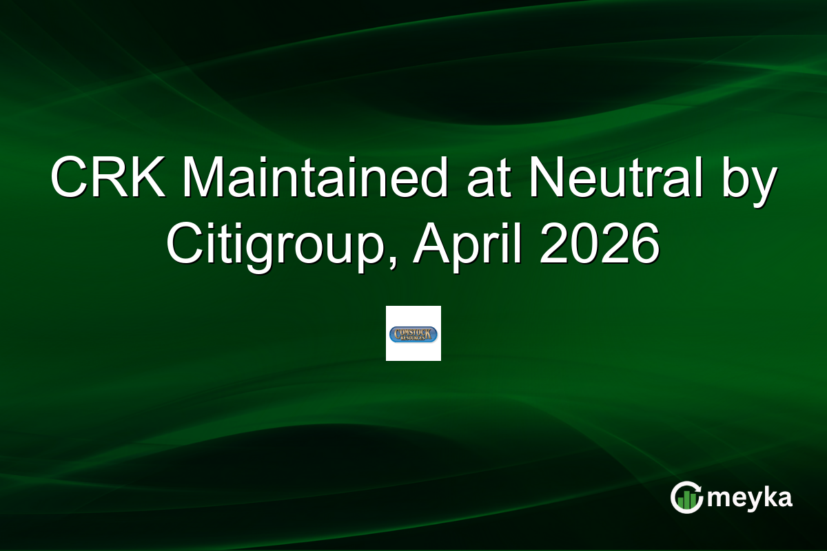 CRK Maintained at Neutral by Citigroup, April 2026