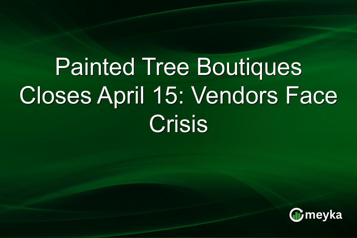 Painted Tree Boutiques Closes April 15: Vendors Face Crisis