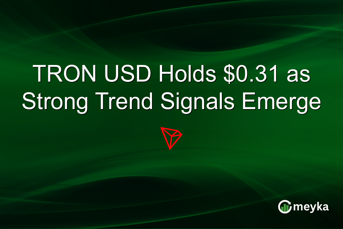 TRON USD Holds $0.31 as Strong Trend Signals Emerge