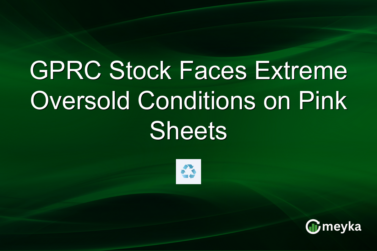 GPRC Stock Faces Extreme Oversold Conditions on Pink Sheets