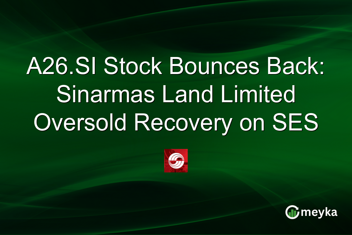 A26.SI Stock Bounces Back: Sinarmas Land Limited Oversold Recovery on SES