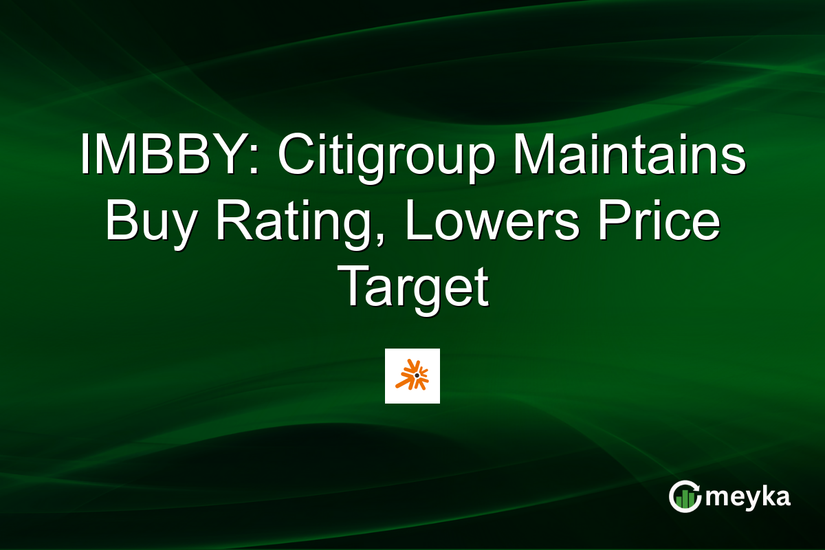 IMBBY: Citigroup Maintains Buy Rating, Lowers Price Target