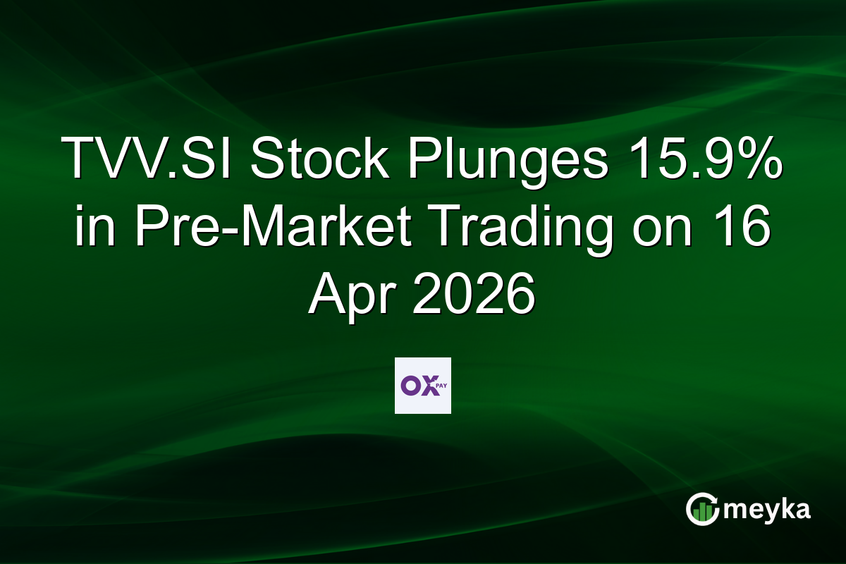 TVV.SI Stock Plunges 15.9% in Pre-Market Trading on 16 Apr 2026