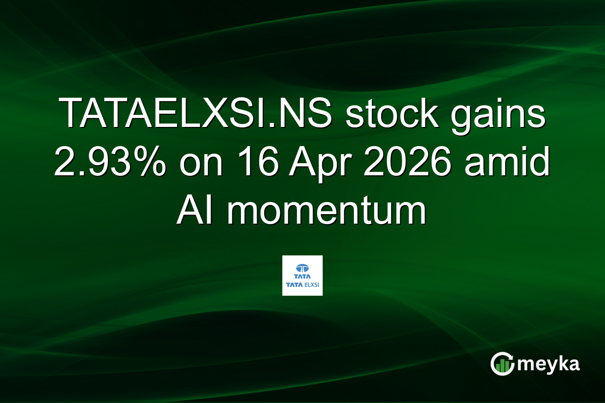 TATAELXSI.NS stock gains 2.93% on 16 Apr 2026 amid AI momentum