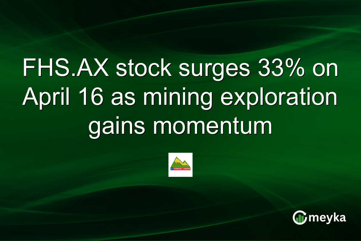 FHS.AX stock surges 33% on April 16 as mining exploration gains momentum