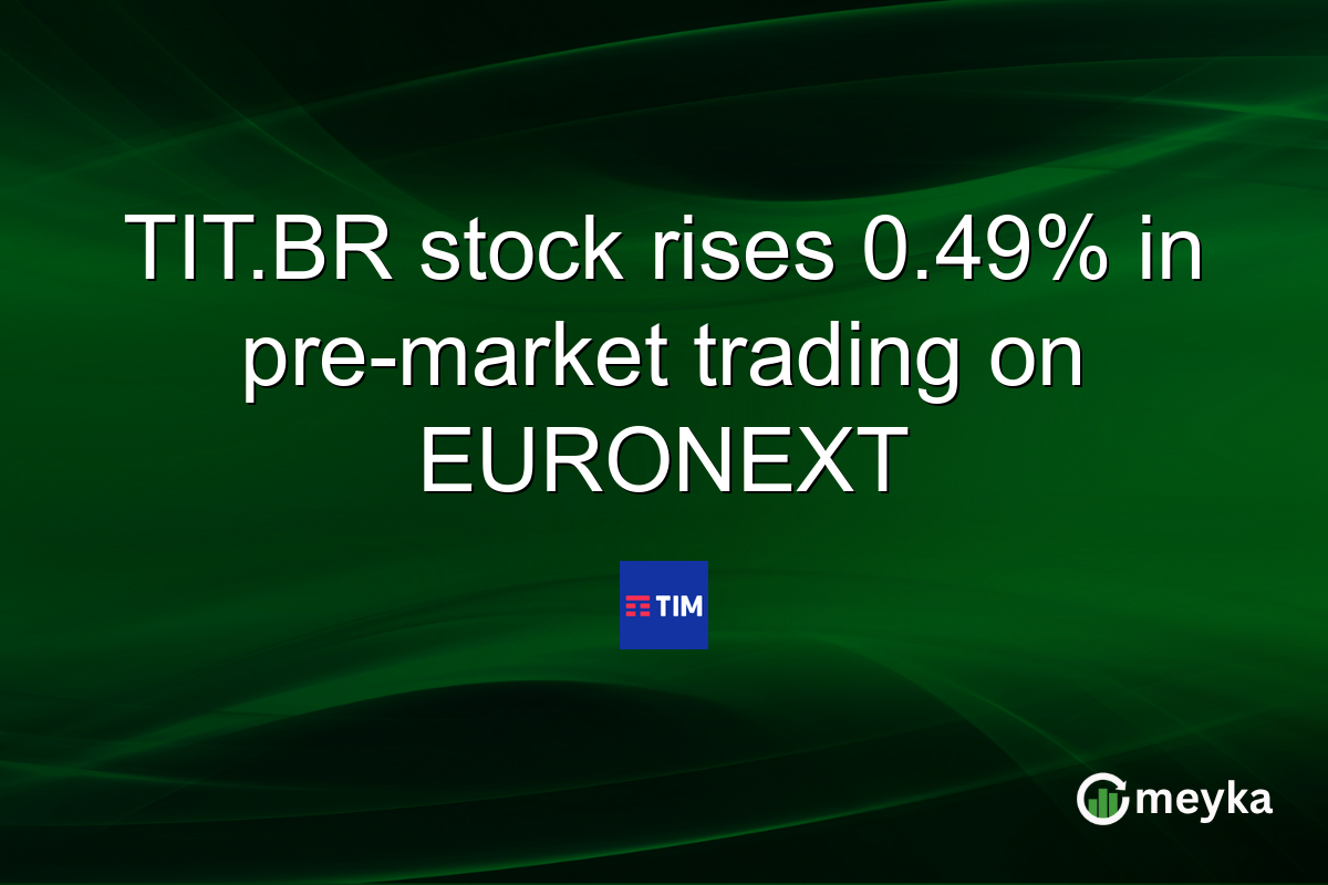 TIT.BR stock rises 0.49% in pre-market trading on EURONEXT