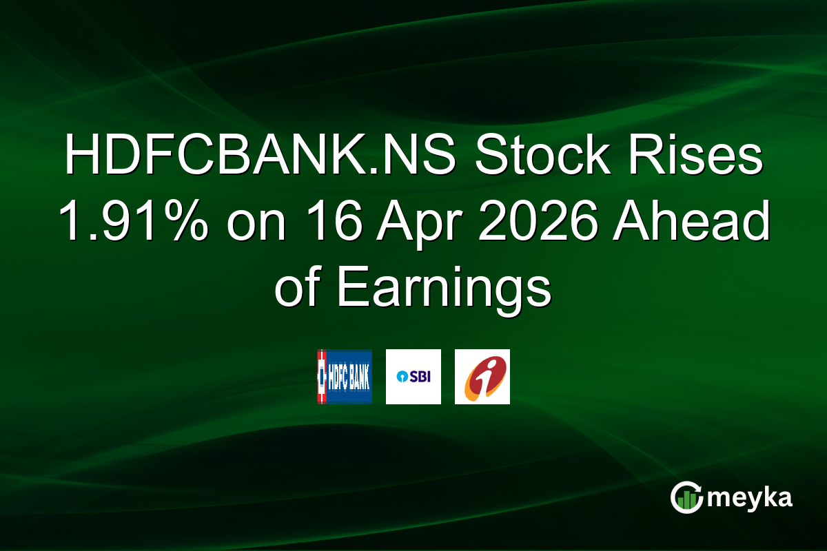 HDFCBANK.NS Stock Rises 1.91% on 16 Apr 2026 Ahead of Earnings