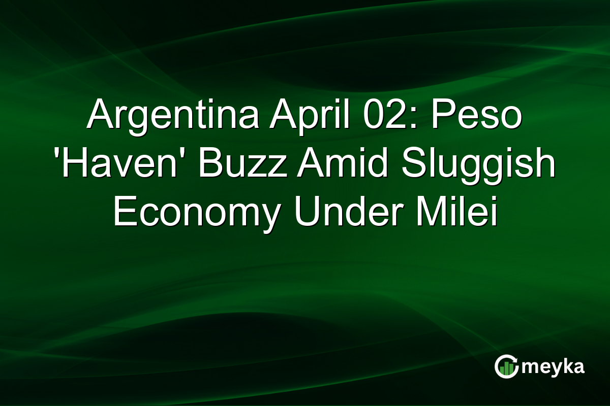 Argentina April 02: Peso ‘Haven’ Buzz Amid Sluggish Economy Under Milei