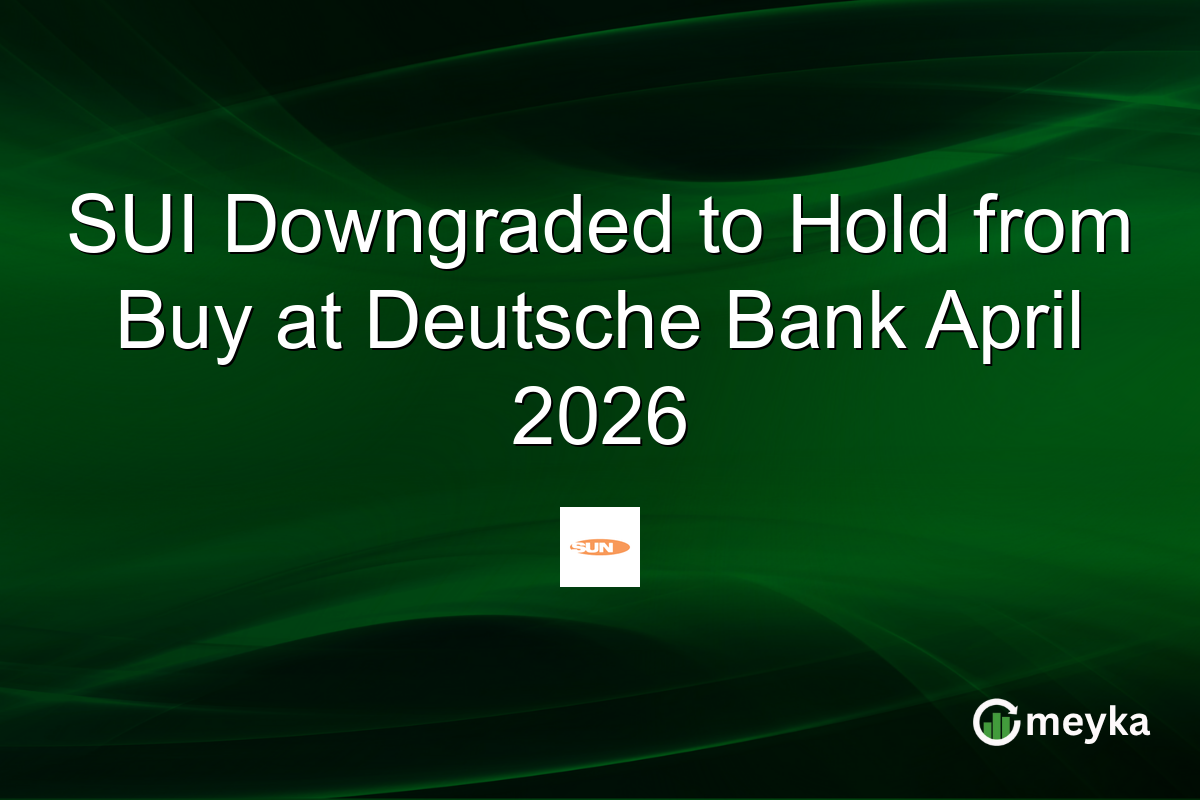 SUI Downgraded to Hold from Buy at Deutsche Bank April 2026