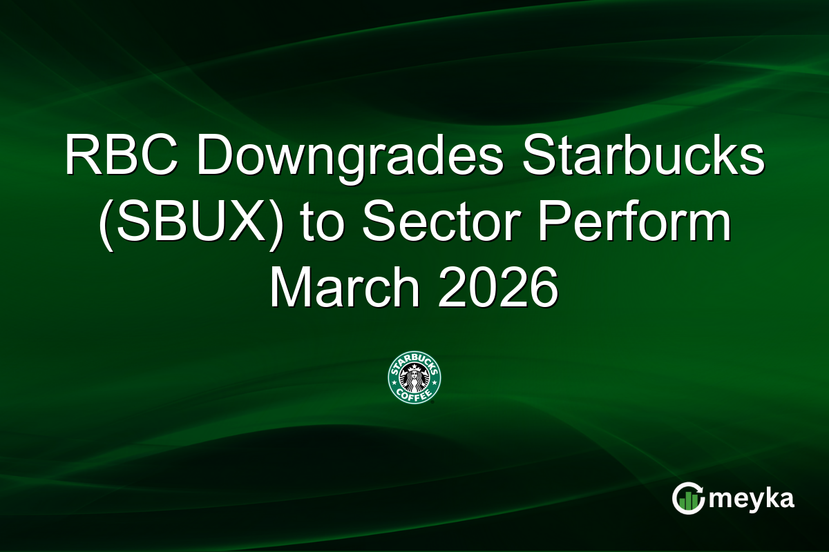 RBC Downgrades Starbucks (SBUX) to Sector Perform March 2026