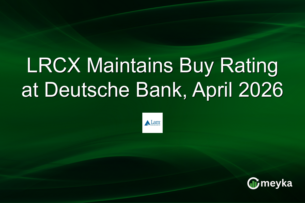 LRCX Maintains Buy Rating at Deutsche Bank, April 2026