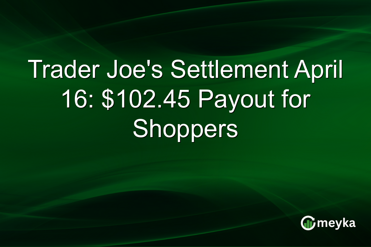 Trader Joe’s Settlement April 16: $102.45 Payout for Shoppers