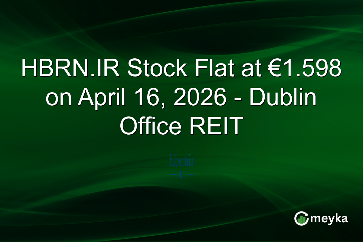 HBRN.IR Stock Flat at €1.598 on April 16, 2026 – Dublin Office REIT