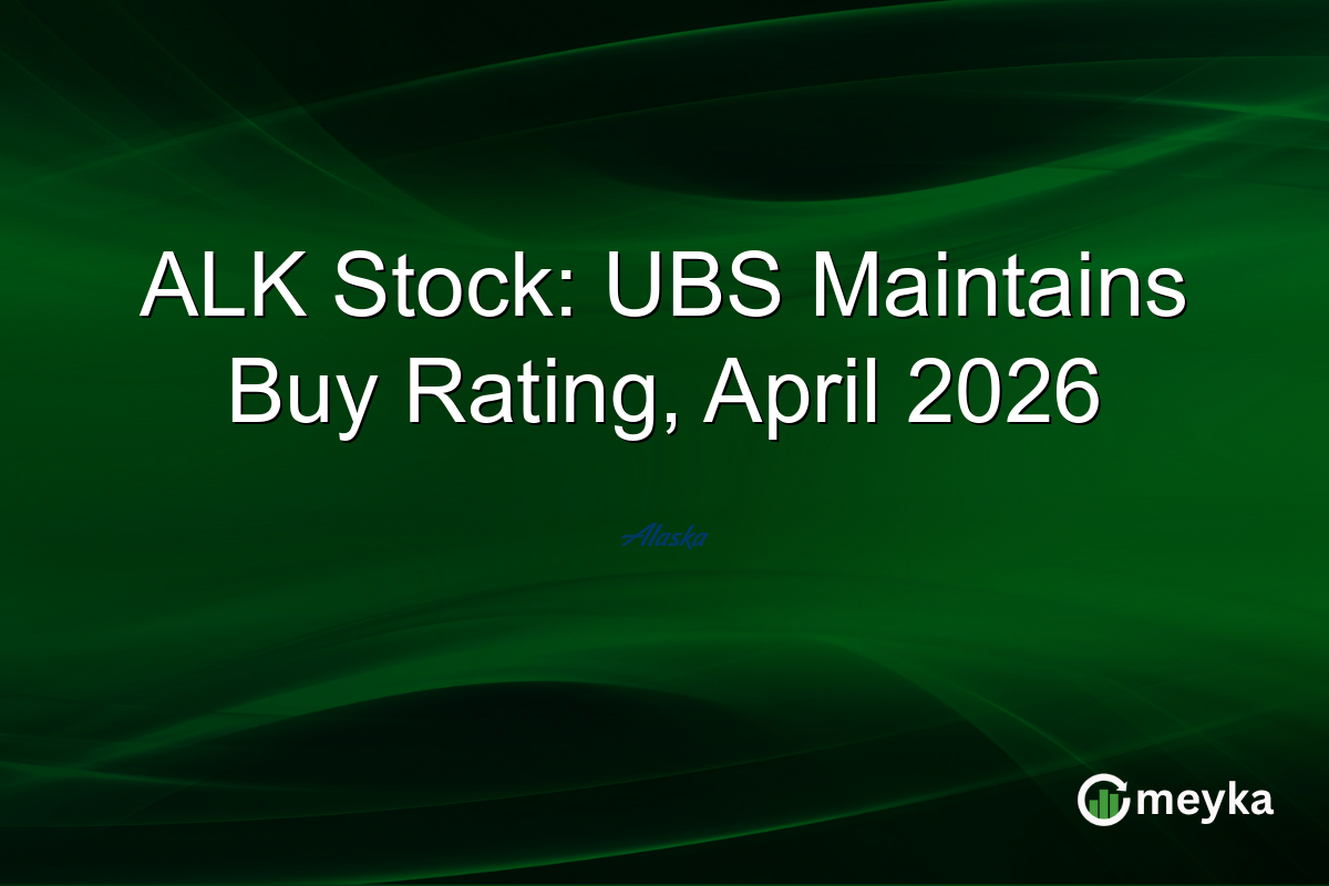 ALK Stock: UBS Maintains Buy Rating, April 2026