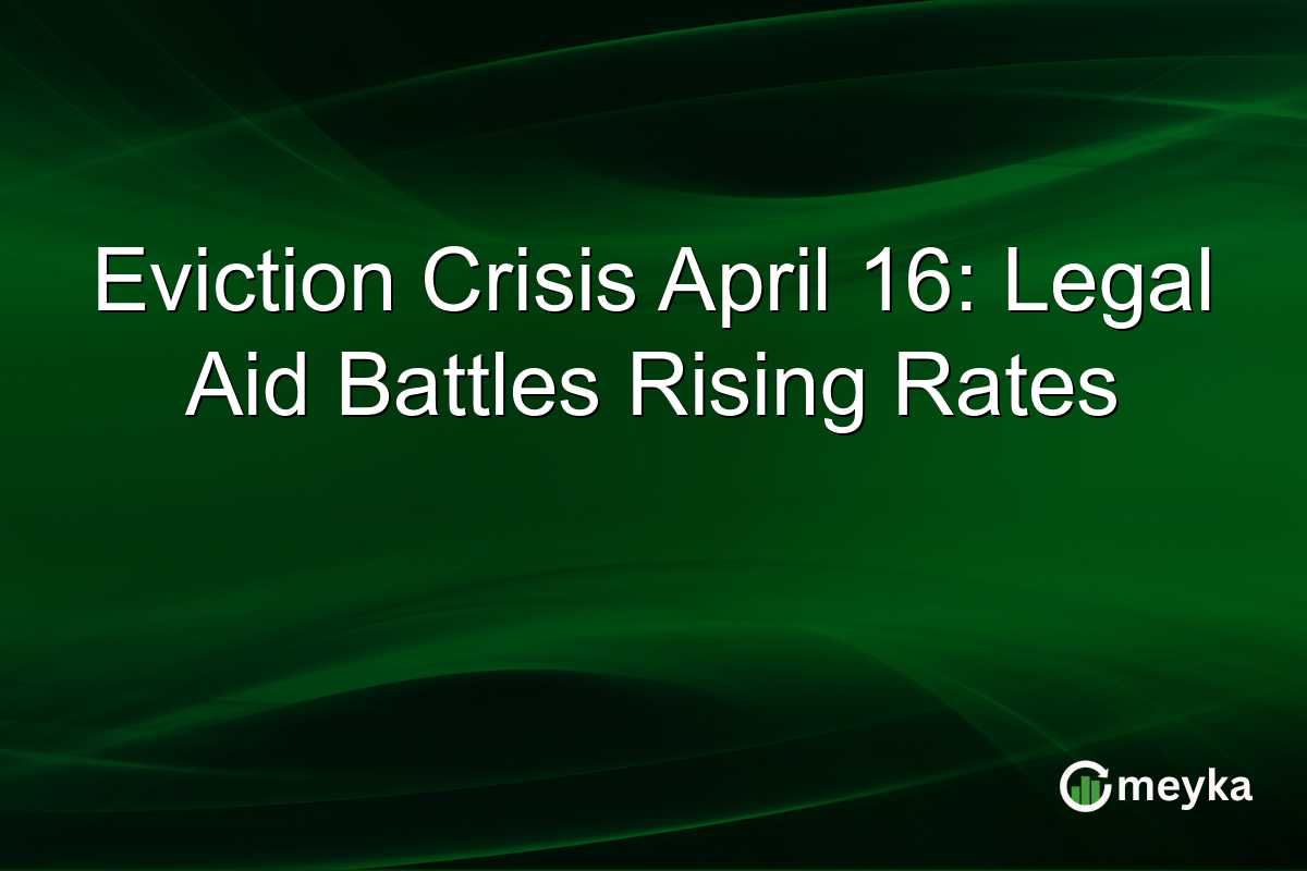Eviction Crisis April 16: Legal Aid Battles Rising Rates