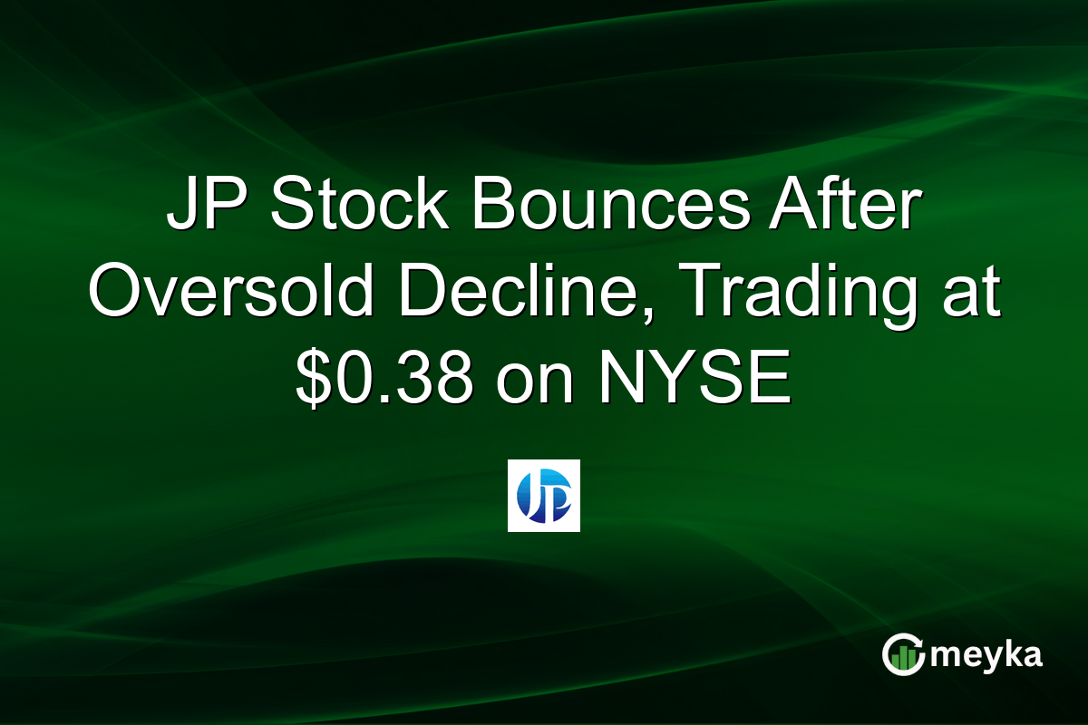 JP Stock Bounces After Oversold Decline, Trading at $0.38 on NYSE
