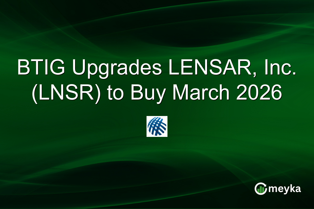 BTIG Upgrades LENSAR, Inc. (LNSR) to Buy March 2026