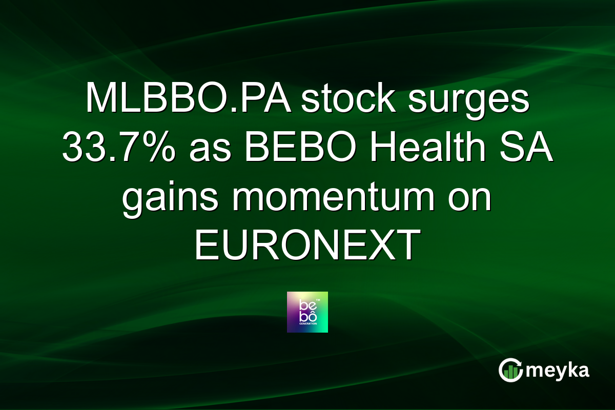 MLBBO.PA stock surges 33.7% as BEBO Health SA gains momentum on EURONEXT