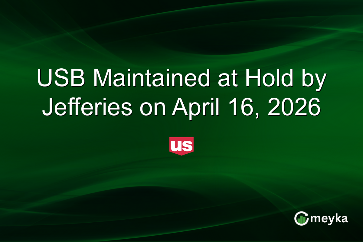 USB Maintained at Hold by Jefferies on April 16, 2026
