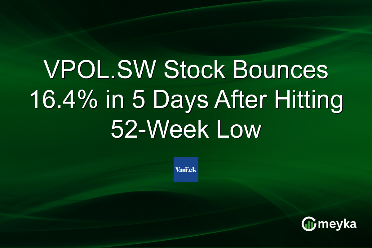 VPOL.SW Stock Bounces 16.4% in 5 Days After Hitting 52-Week Low