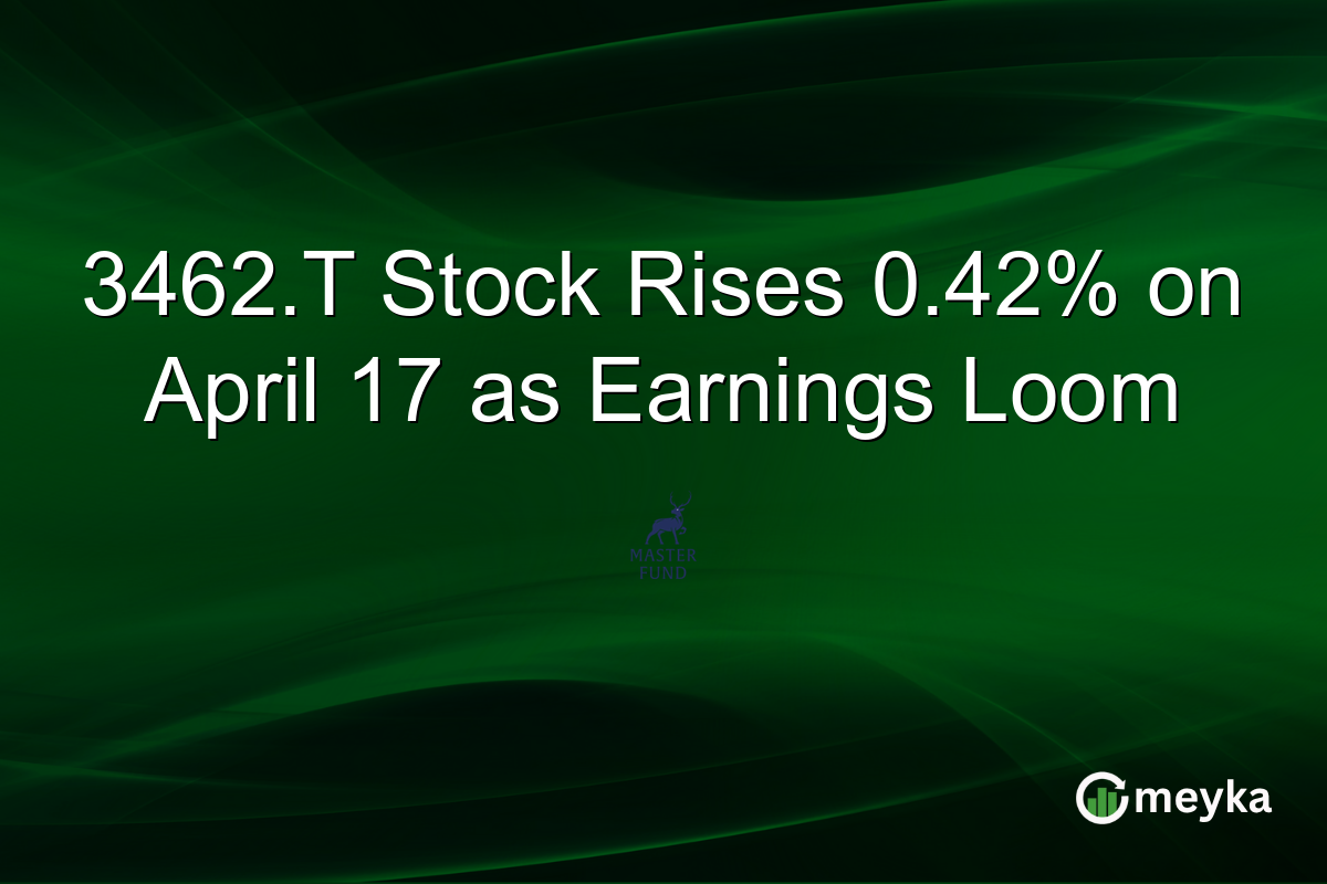 3462.T Stock Rises 0.42% on April 17 as Earnings Loom