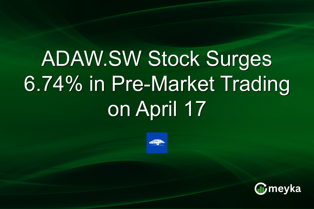 ADAW.SW Stock Surges 6.74% in Pre-Market Trading on April 17