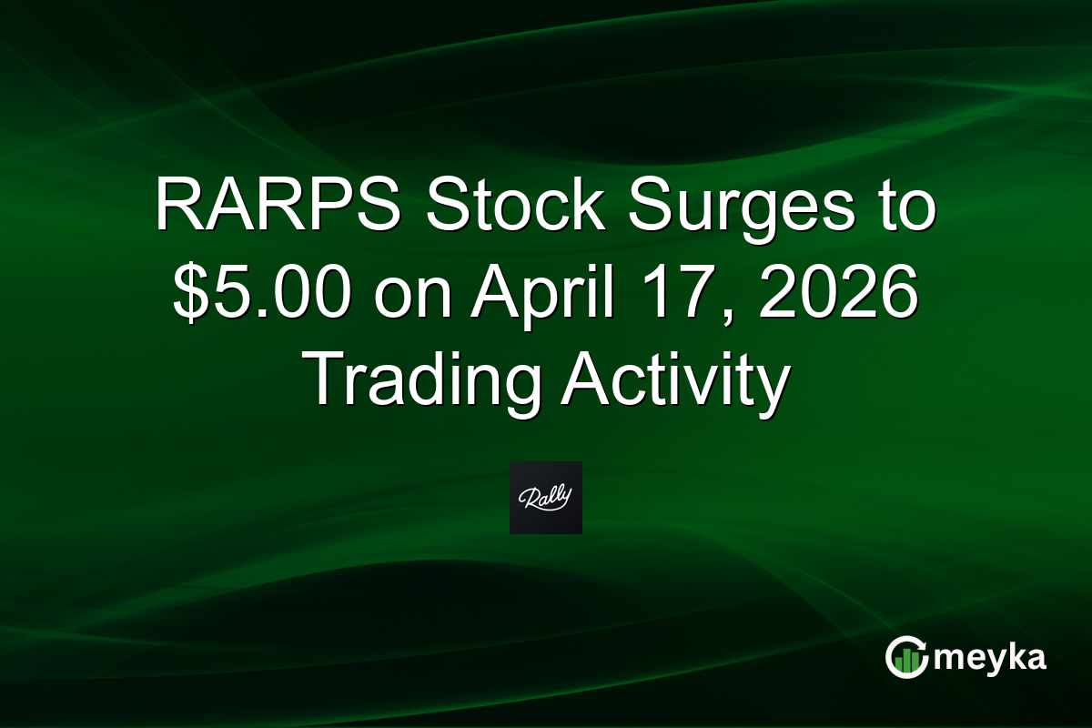RARPS Stock Surges to $5.00 on April 17, 2026 Trading Activity
