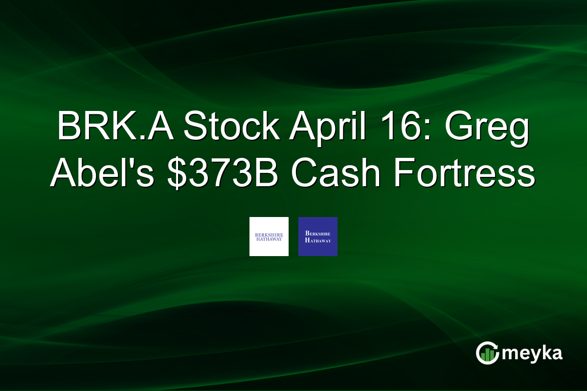 BRK.A Stock April 16: Greg Abel’s $373B Cash Fortress