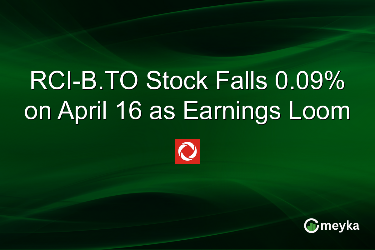 RCI-B.TO Stock Falls 0.09% on April 16 as Earnings Loom