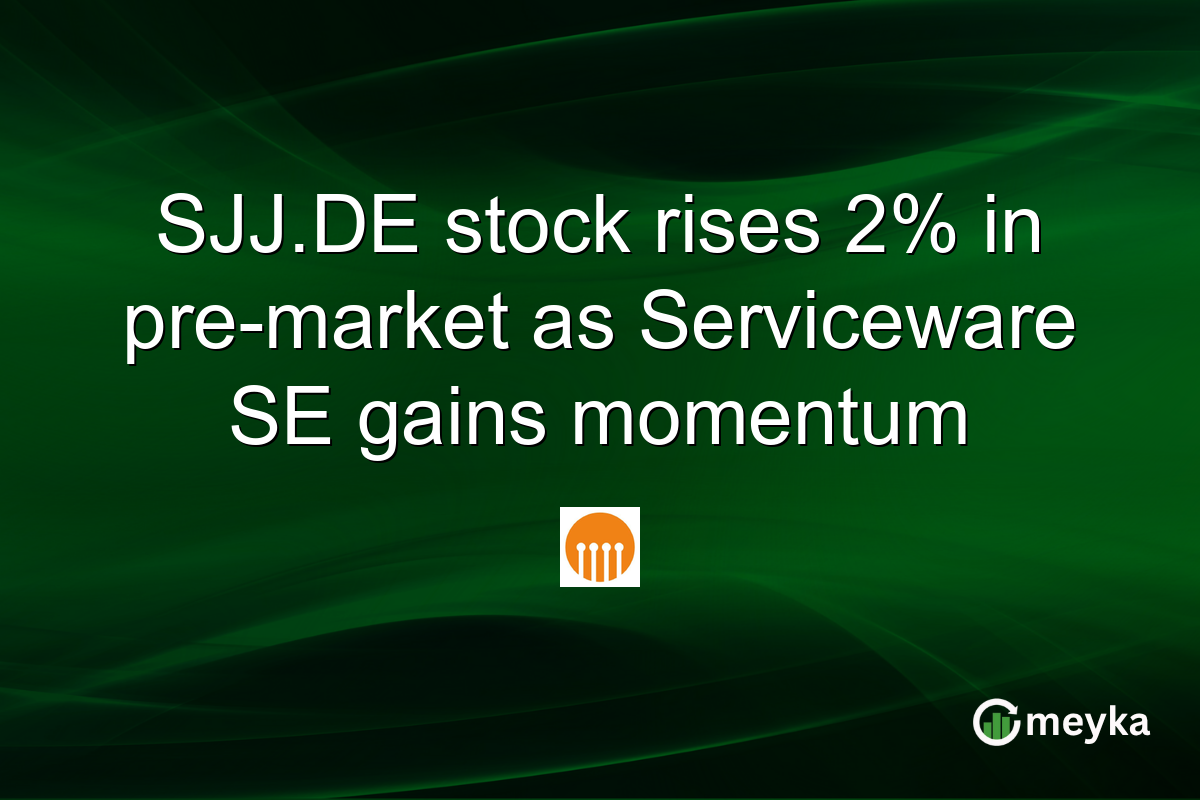 SJJ.DE stock rises 2% in pre-market as Serviceware SE gains momentum
