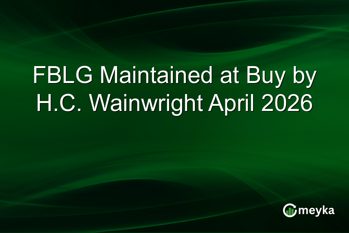 FBLG Maintained at Buy by H.C. Wainwright April 2026