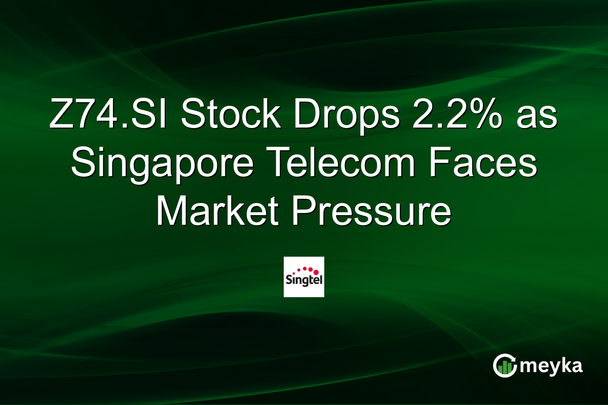 Z74.SI Stock Drops 2.2% as Singapore Telecom Faces Market Pressure