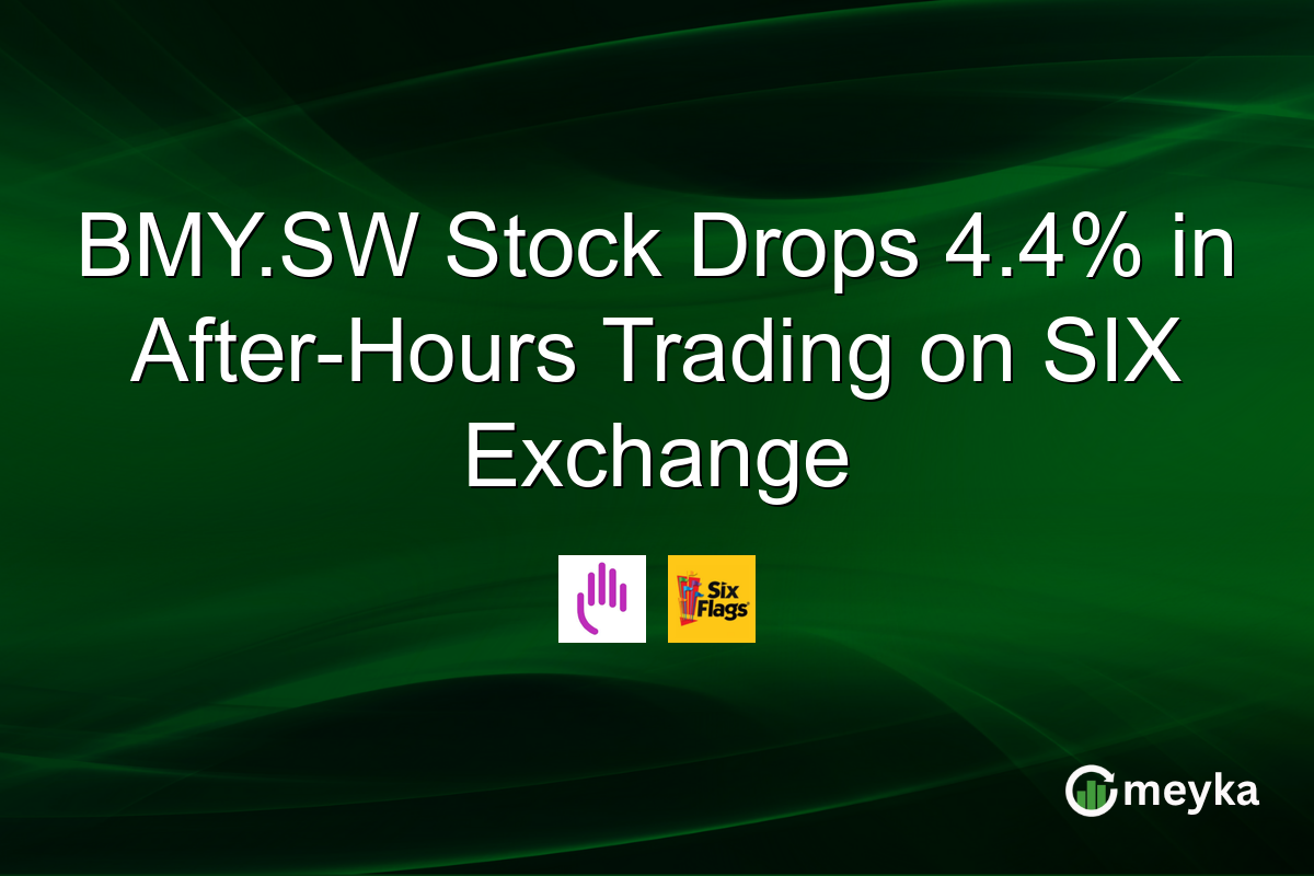 BMY.SW Stock Drops 4.4% in After-Hours Trading on SIX Exchange