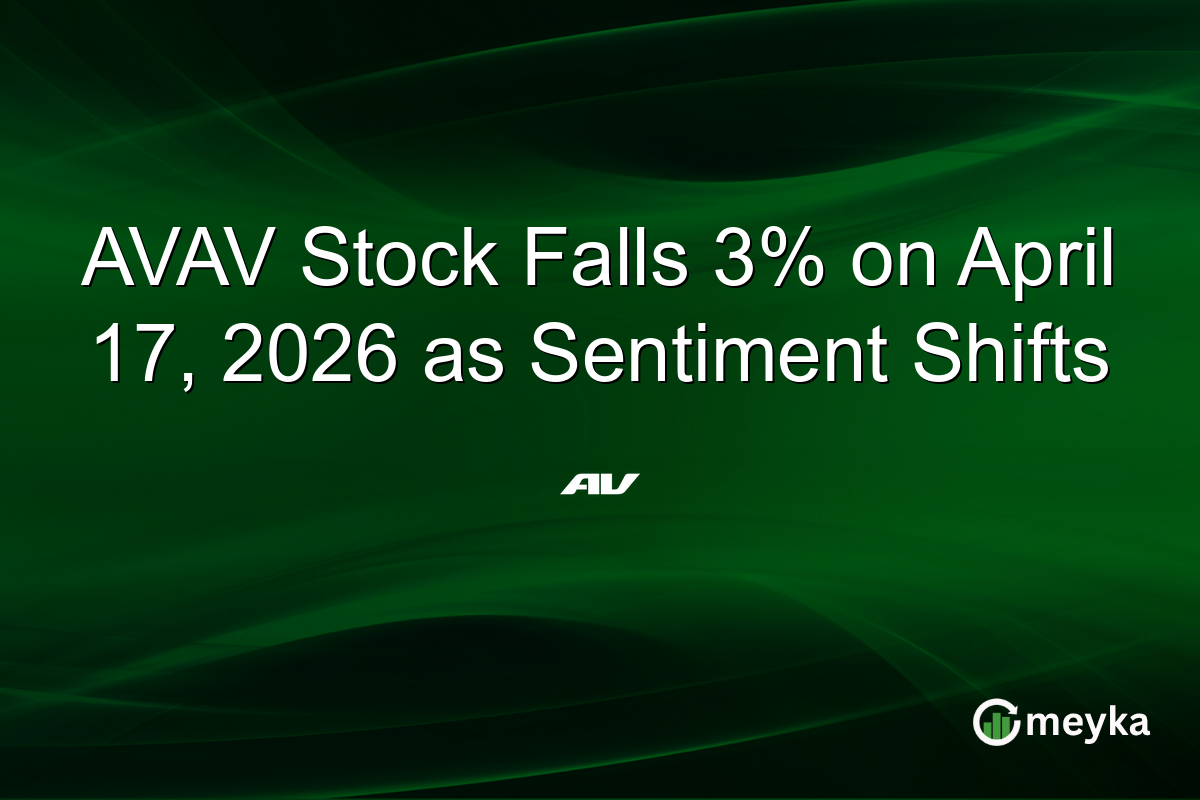 AVAV Stock Falls 3% on April 17, 2026 as Sentiment Shifts