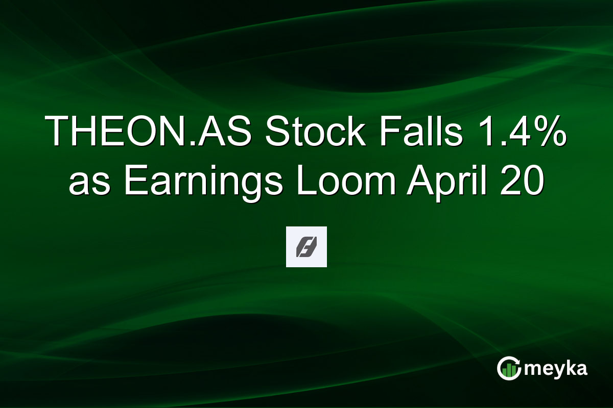 THEON.AS Stock Falls 1.4% as Earnings Loom April 20