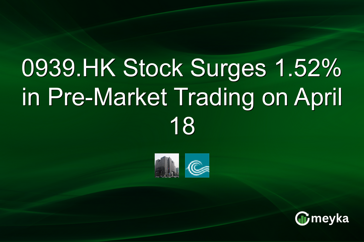 0939.HK Stock Surges 1.52% in Pre-Market Trading on April 18